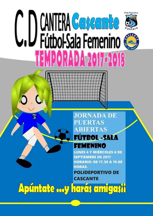 Cartel Fútbol Sala Femenino
