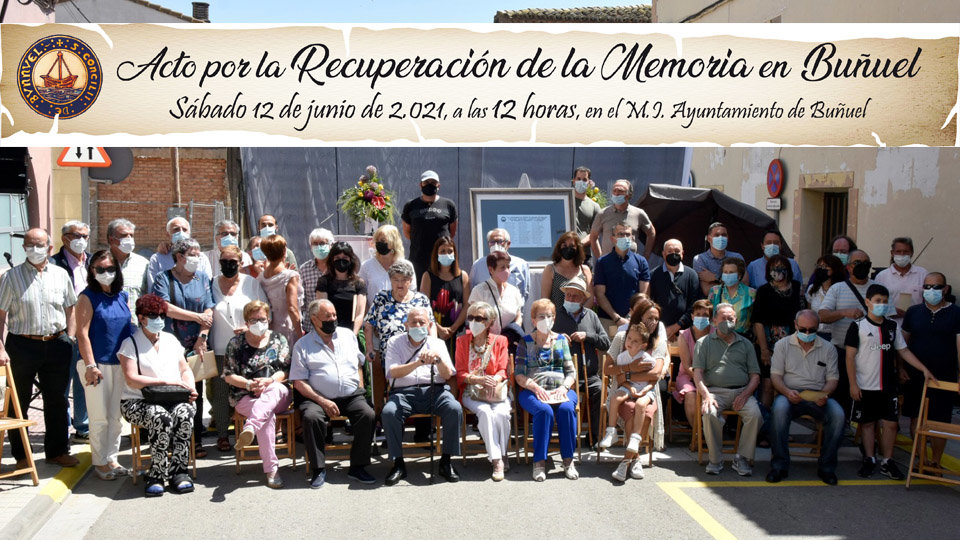 Acto por la Recuperación de la Memoria Buñuel