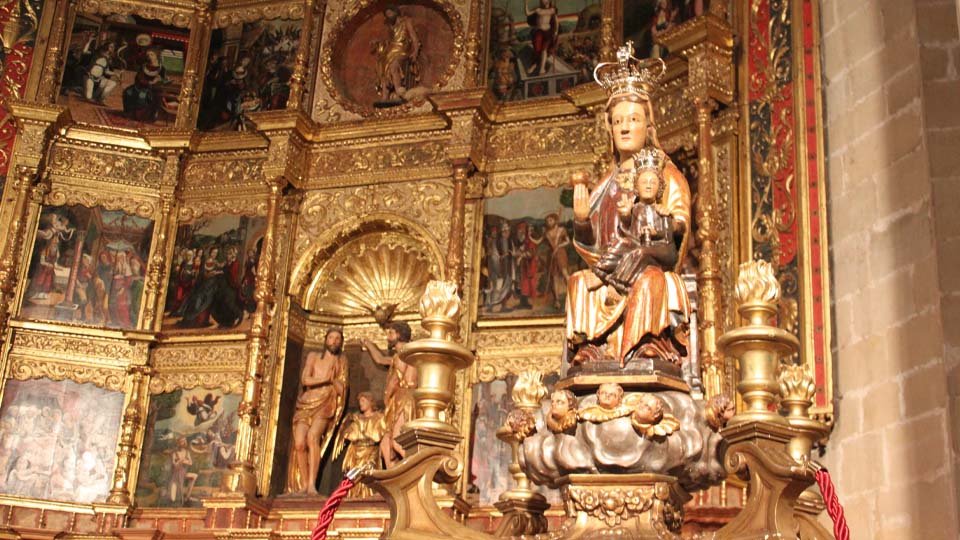 Imagen de la Virgen de la Paz, Patrona de Cintruénigo. Foto: Wikipedia