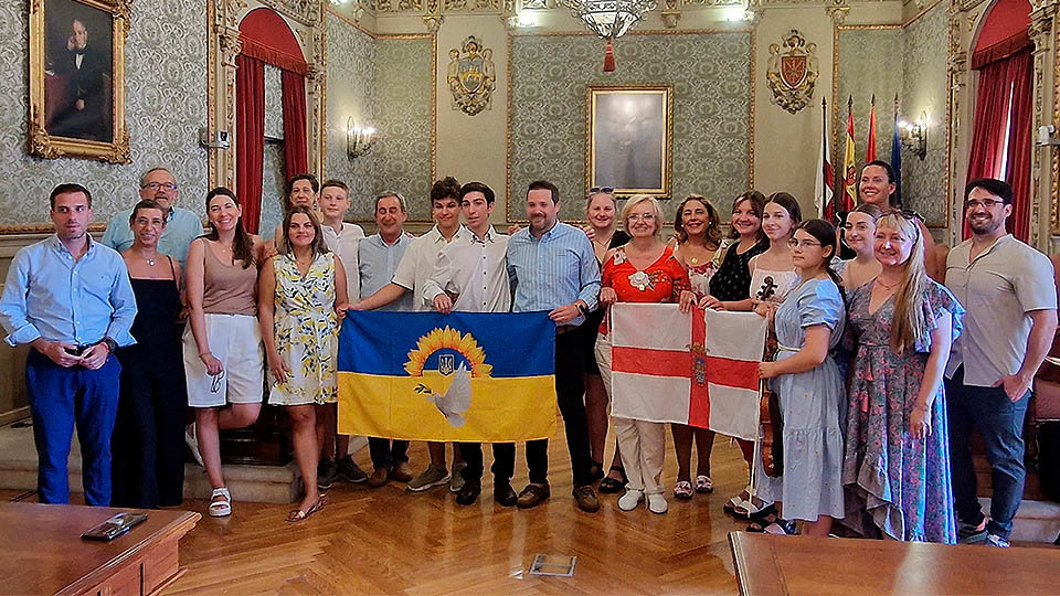 recepcion jovenes musicos ucranianos