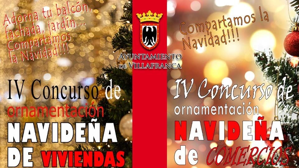 El Ayuntamiento de Villafranca convoca los concursos de decoración navideña