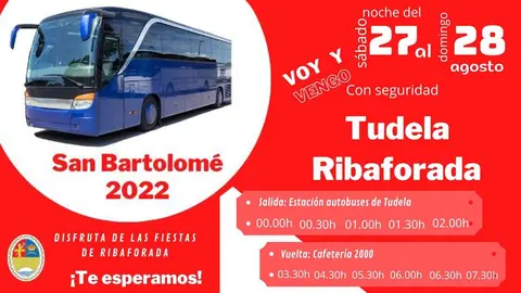 El 'Voy y Vengo' finalmente parará en Fiestas de Ribaforada