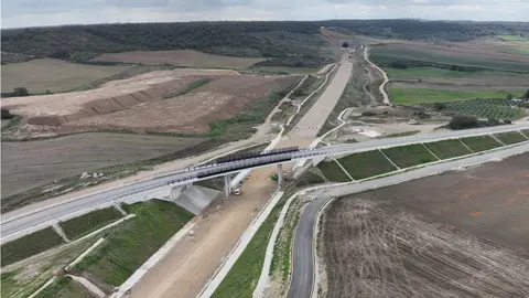 Obras en la boca norte de Monte Plano