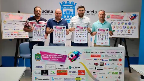 presentación del III Torneo Nacional de Fútbol Femenino de Tudela