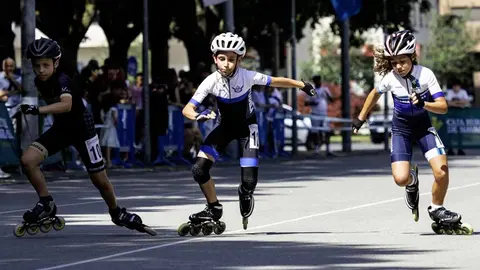 david magallón en la Copa de España de Patinaje de Velocidad