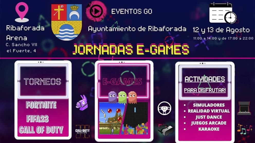 Jornadas de E-GAMES en Ribaforada
