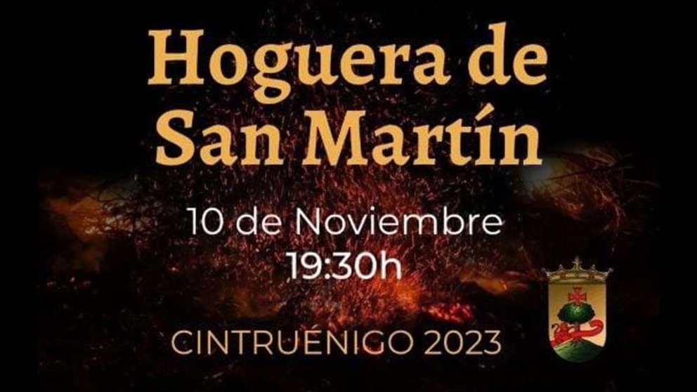 Hoguera de San Martín 2023 en Cintruénigo