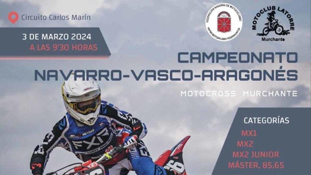Campeonato Navarro-Vasco-Aragonés de Motocross Murchante 2024