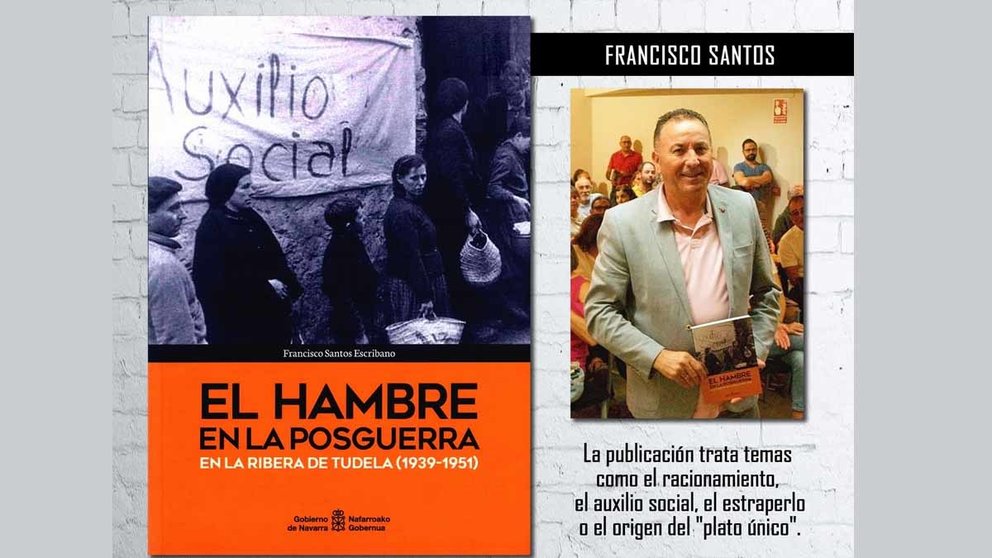 Presentación literaria en Cascante El hambre en la posguerra en la ribera de Tudela