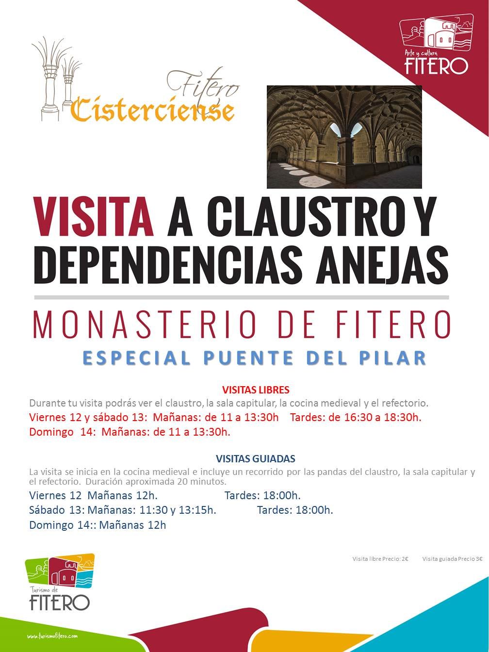 Visita Claustro y dependencias anejas puente del PIlar 2018