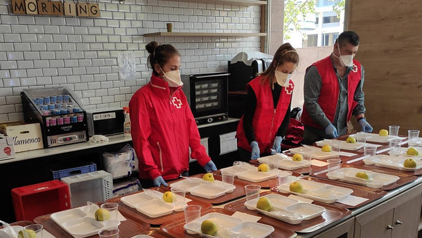 Cruz roja comedor social