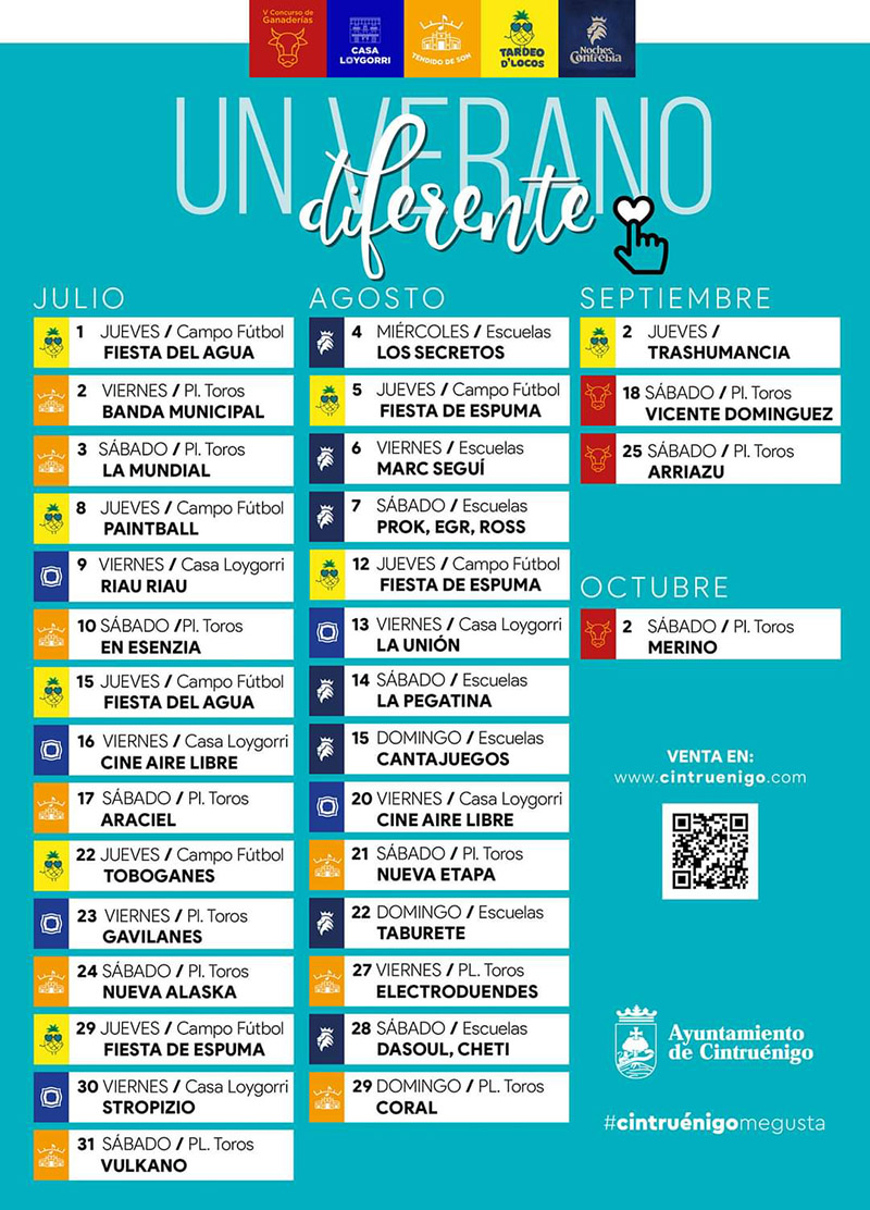 Programación Cintruénigo verano 2021