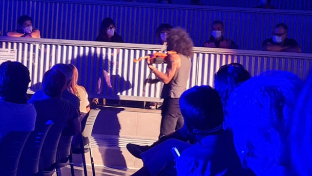 Ara malikian con el público
