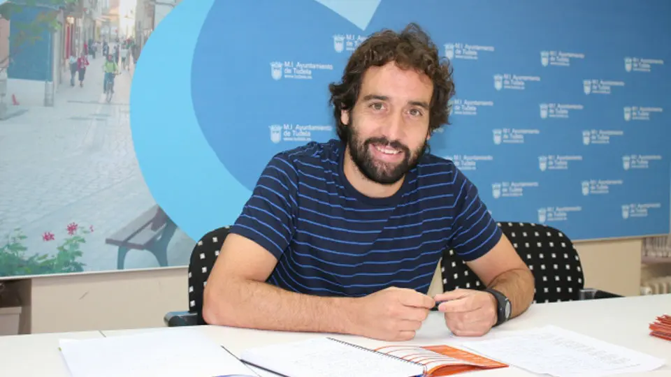 Iñaki Magallón cocnejal de Festejos de Tudela