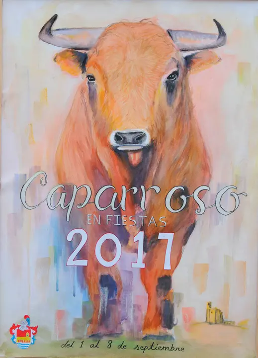 Cartel fiestas de caparroso 2017