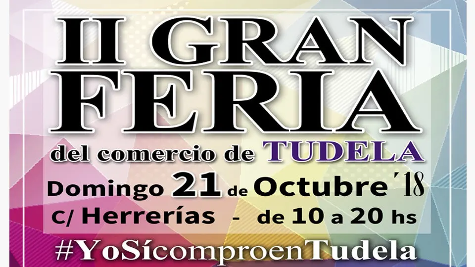 II Gran feria del comercio de Tudela 2018