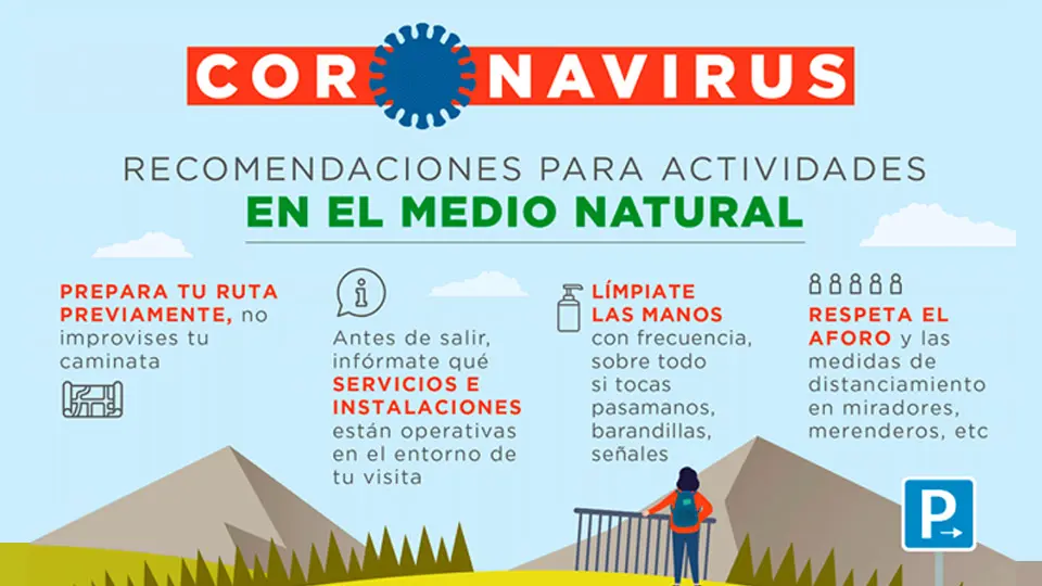 Recomendaciones para actividades en el Medio Natural