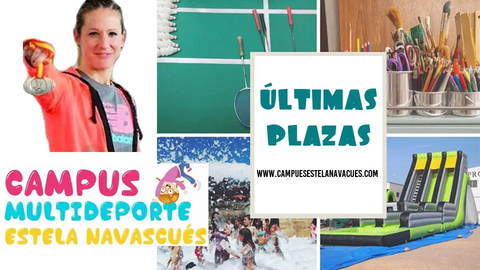 ültimas plazas en el Campus Multideporte Estela Navascués