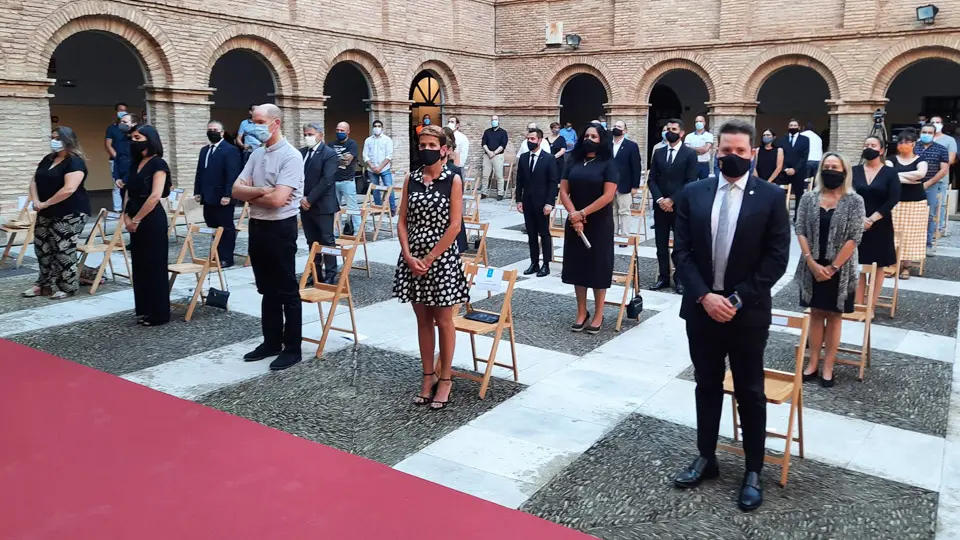 Tudela homenajea a las víctimas del COVID y a todos los voluntarios