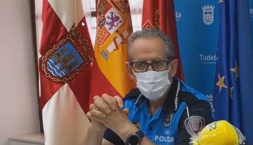 Juan Cruz Ruiz,  Jefe de la Policía Local de Tudela