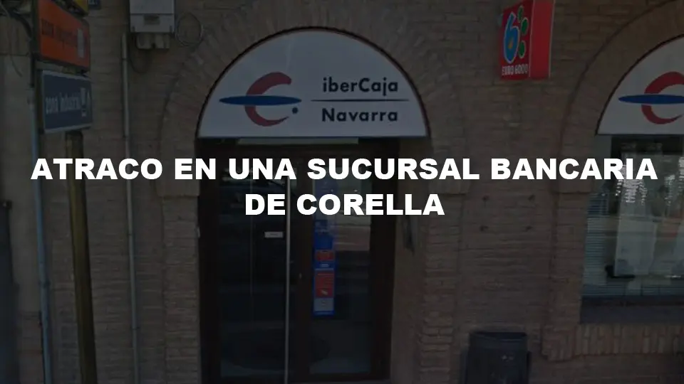 Atraco en Ibercaja Corella