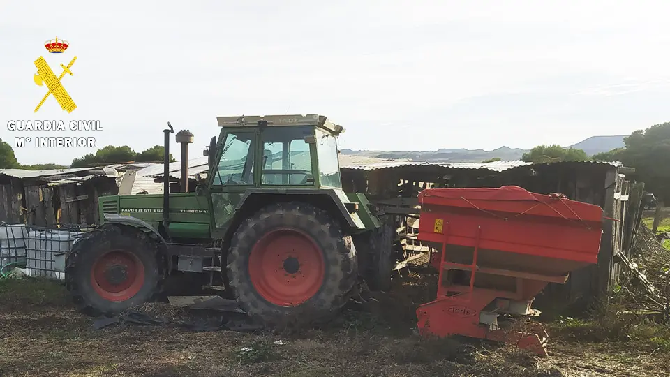 Tractor Agrícola sustraído