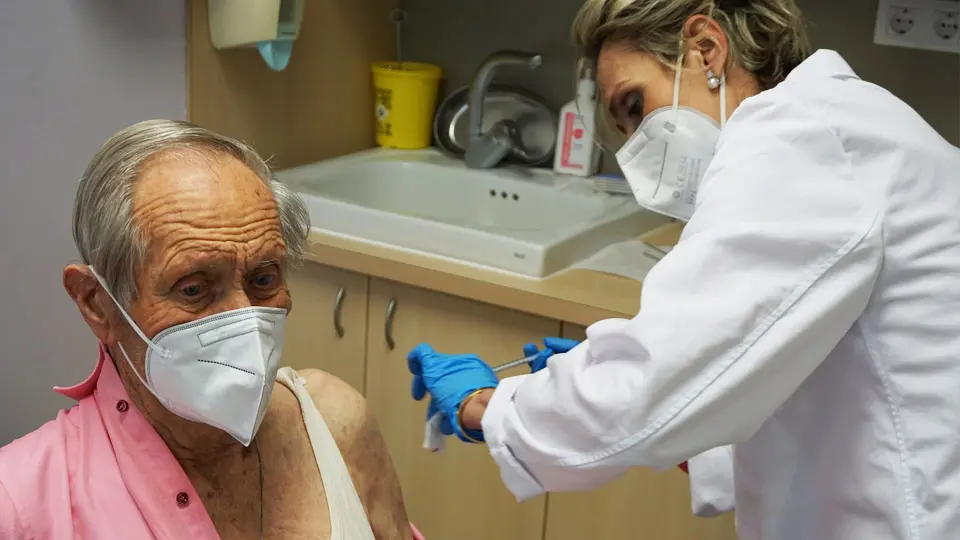 Vacunación en el Área de Salud de Tudela. Foto