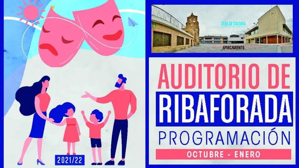 Programación del Auditorio de Ribaforada invierno 2021 2022