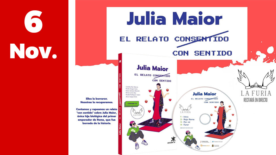 Presentación de la novela gráfico musical Julia Maior El relato con sentido.
