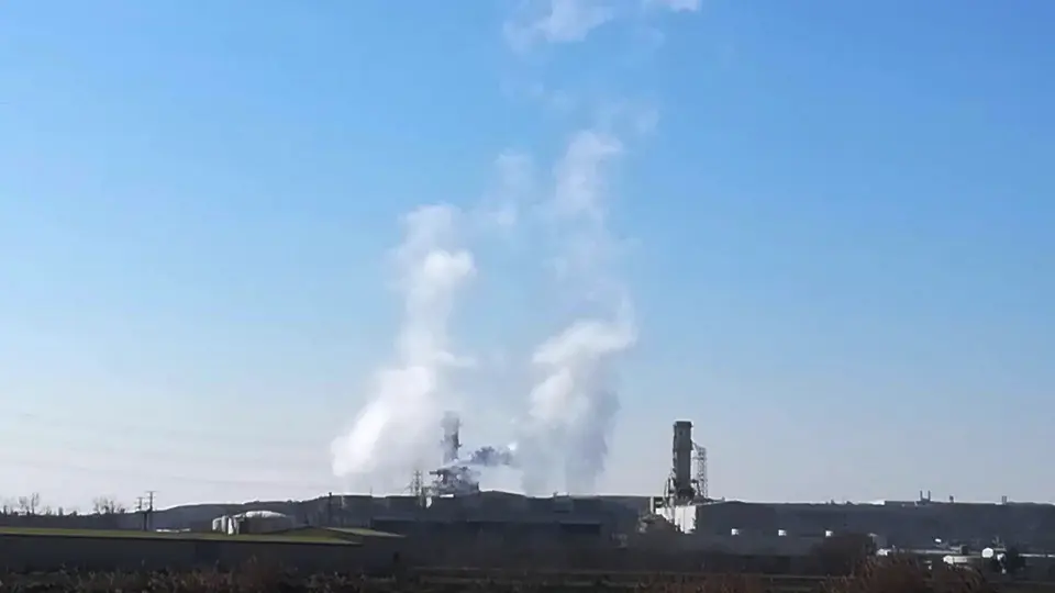 Contaminación del cielo. Foto Ecologistas en Acción de la Ribera