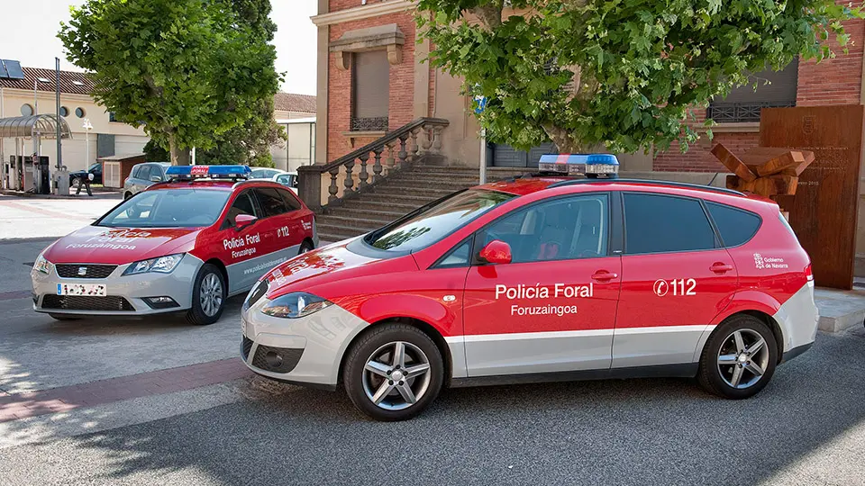 policia foral vehiculos