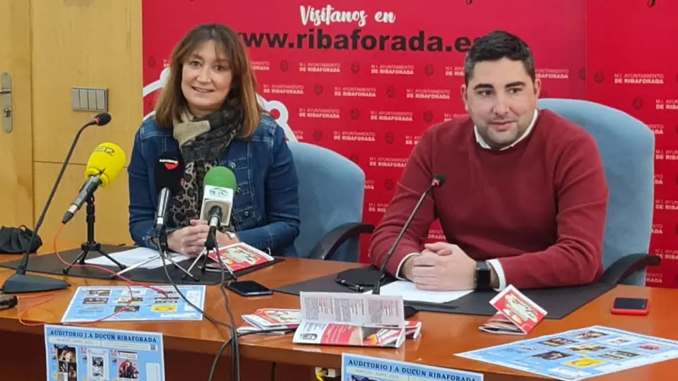 Auditorio de Ribaforada Presentación del programa de actos para esta primavera 2022