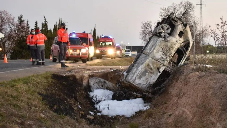 Accidente mortal en Cascante