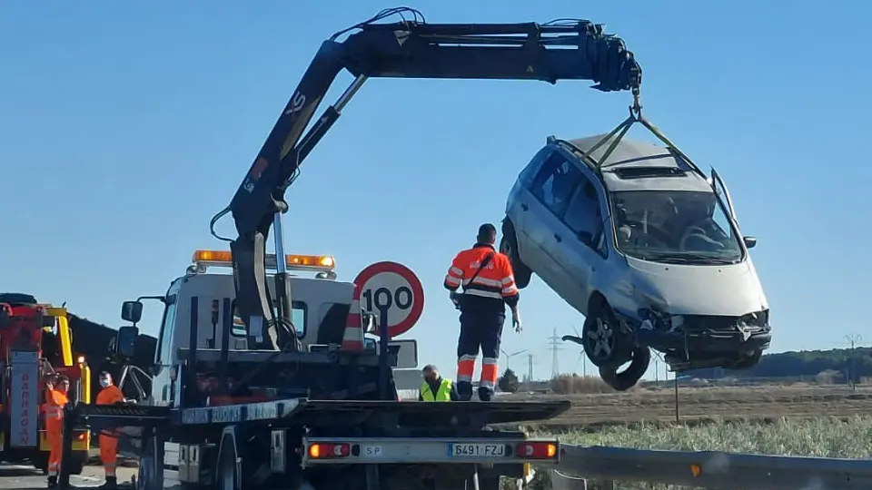 Accidente en la AP-68