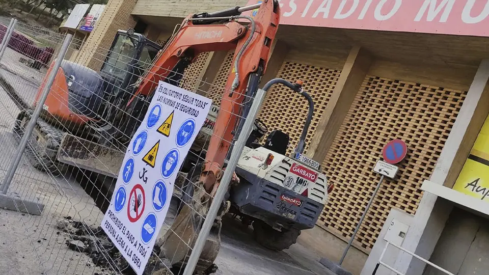 Obras en el Ciudad de Tudela