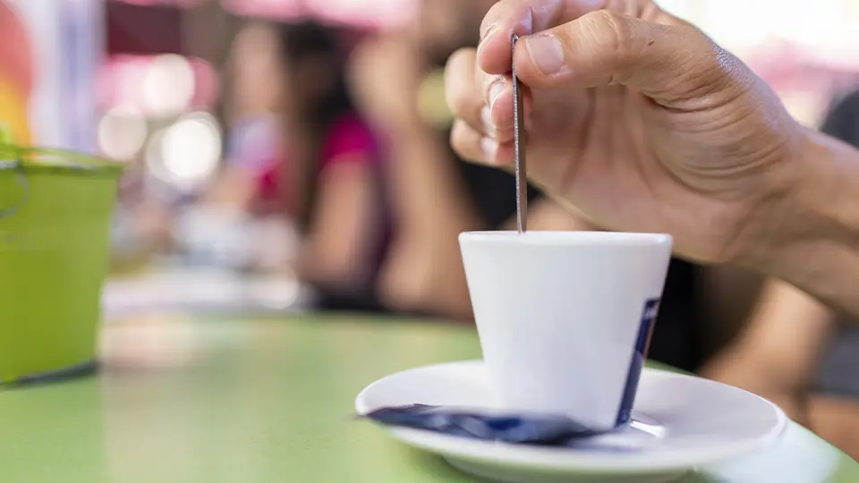 Taza de café. Foto de archivo