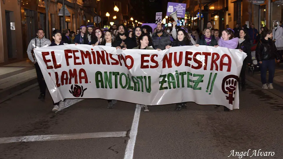 Tudela 8M manifestación plataforma 8M