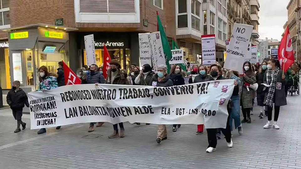 manifestacion residencias tudela