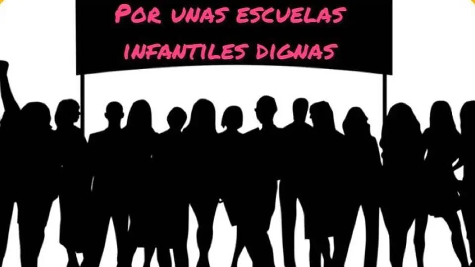 Concentración por unas escuelas infantiles dignas