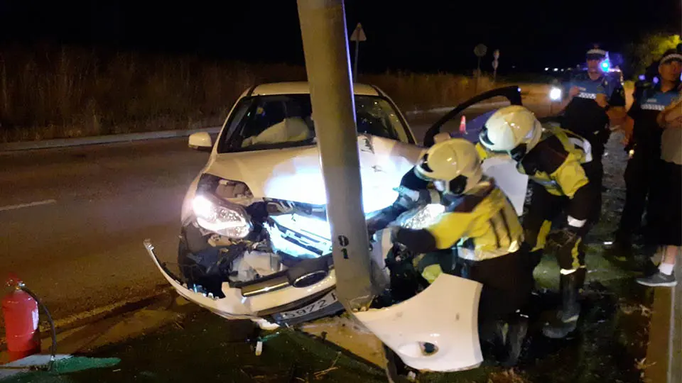 tudela accidente avenida zaragoza