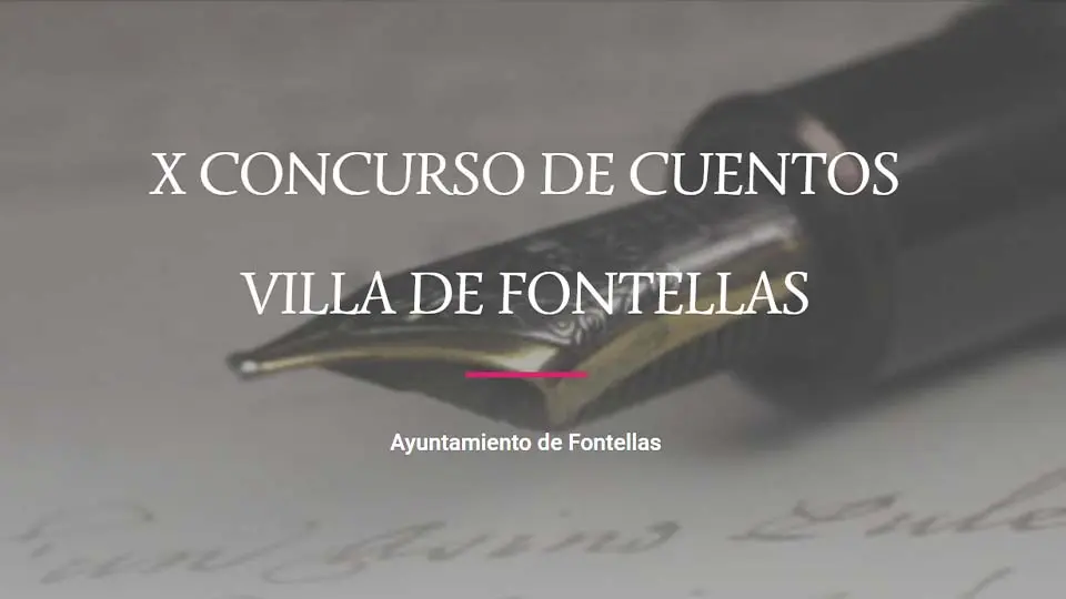 X Concurso de Cuentos Villa de Fontellas