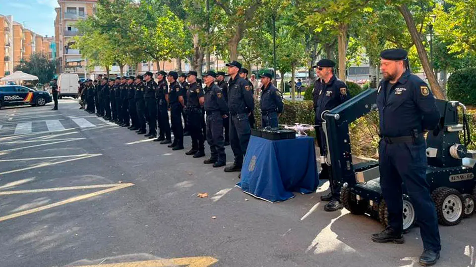 policia nacional dispositivo fiestas tudela