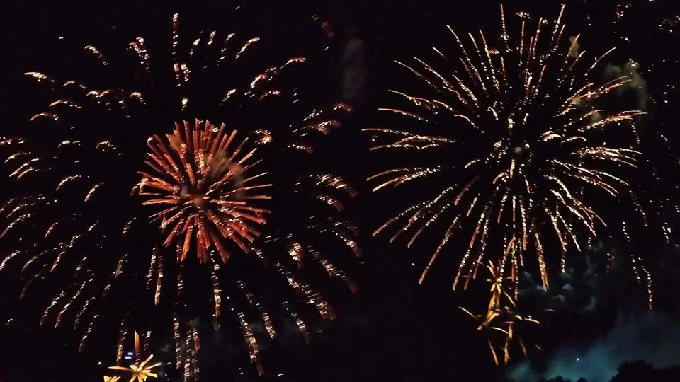 Fuegos artificiales Fiestas de Tudela 