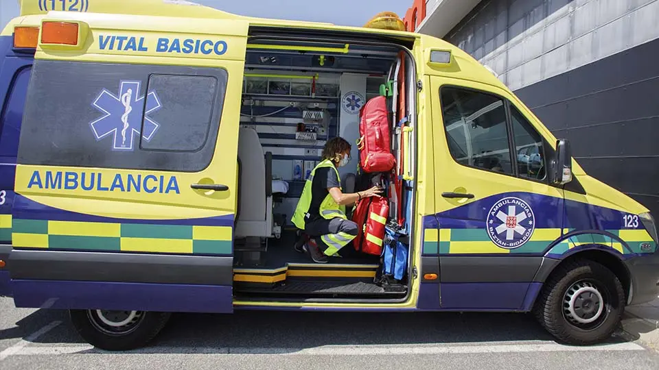 Ambulancia soporte vital básico