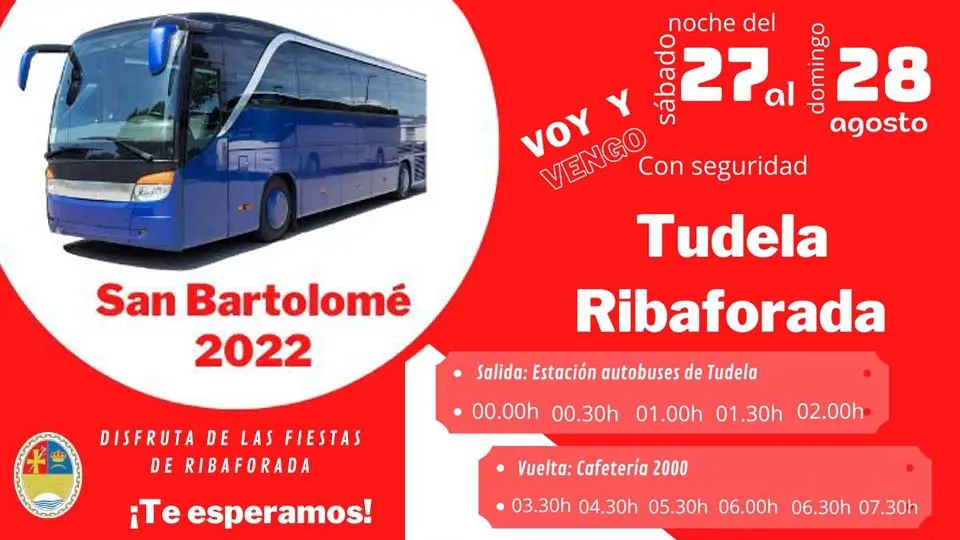 El 'Voy y Vengo' finalmente parará en Fiestas de Ribaforada