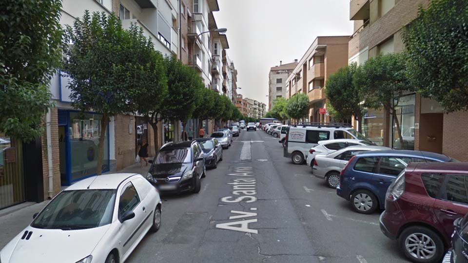 Avenida Santa Ana de Tudela.  Foto Google Map