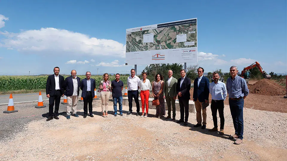 carretera obras caparroso melida rada