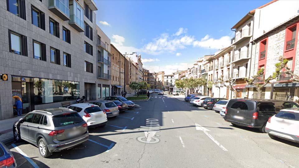 Calle Muro, Tudela. Foto. Google Map