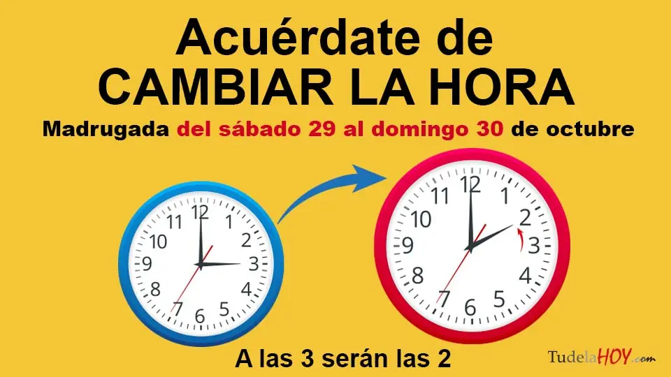 cambo de hora