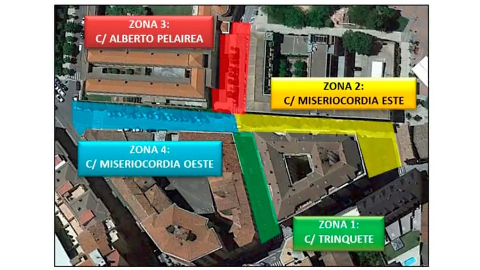 obras reurbanizacion trinquete misericordia pelairea